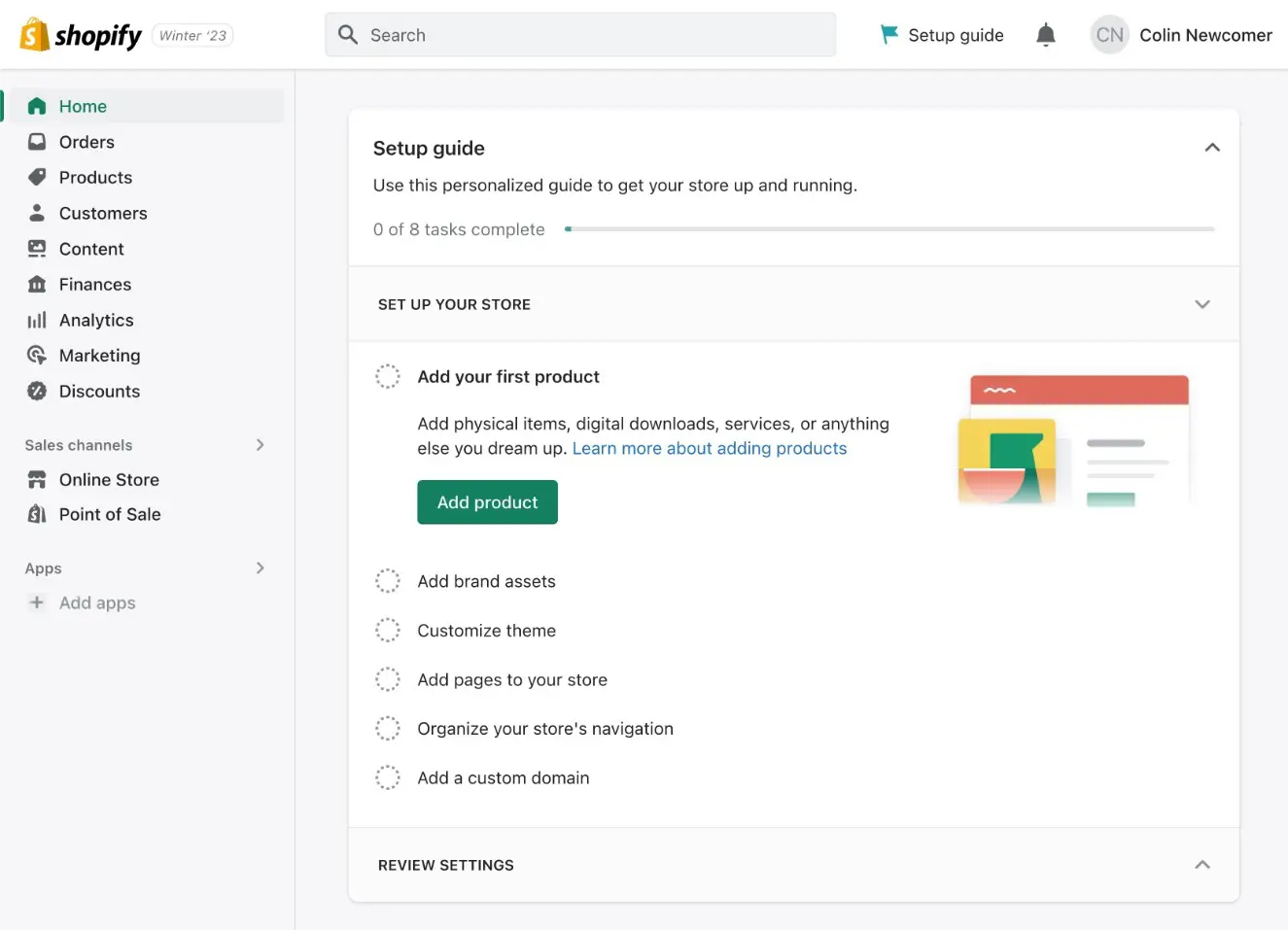 Shopify-Dashboard vs. WooCommerce