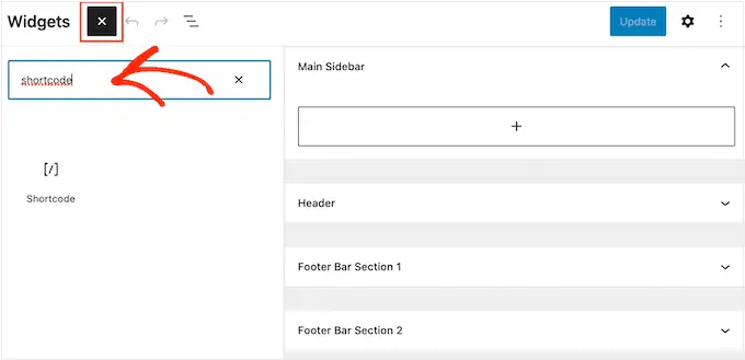 How to add a shortcode to the WordPress sidebar