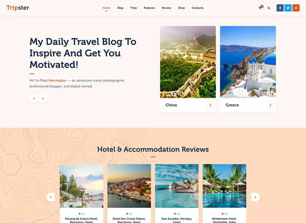 Tripster | Reise- und Lifestyle-WordPress-Blog