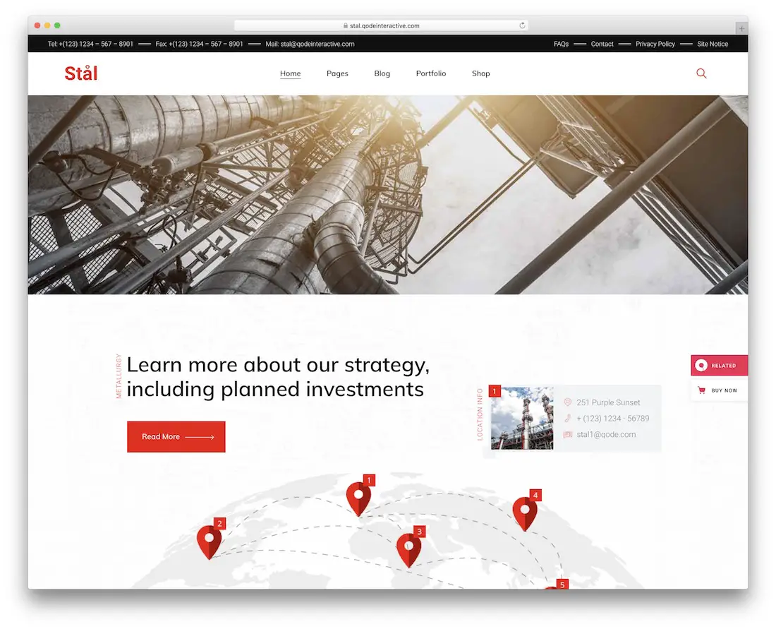 stal industrielles WordPress-Theme