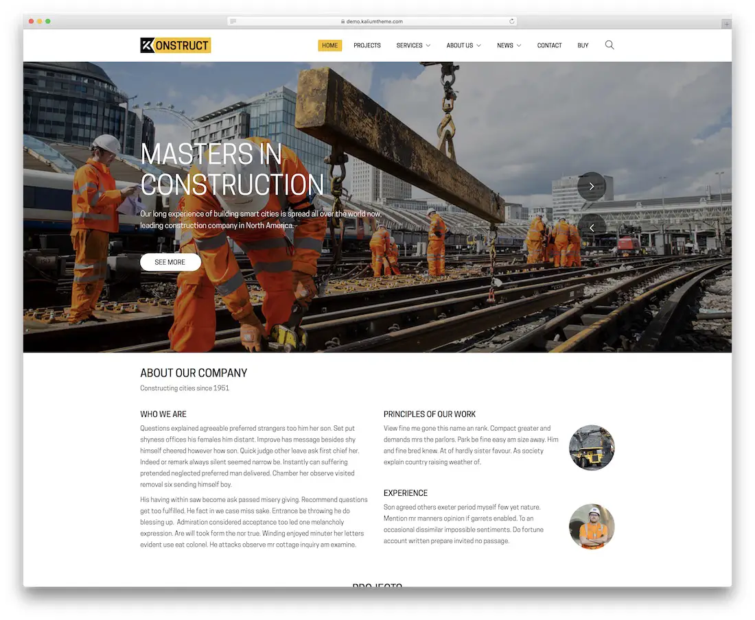 Kalium-Industrie-WordPress-Theme