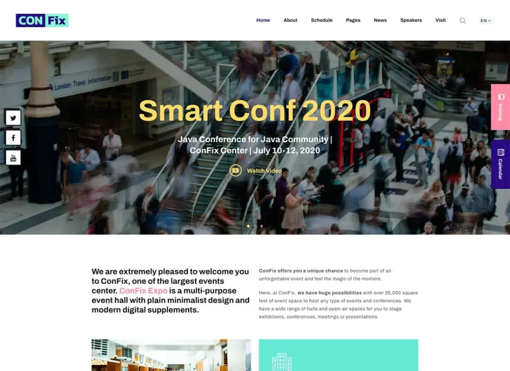 ConFix - Tema WordPress Expo & Acara