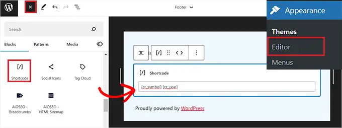 Plugin-Shortcode hinzufügen