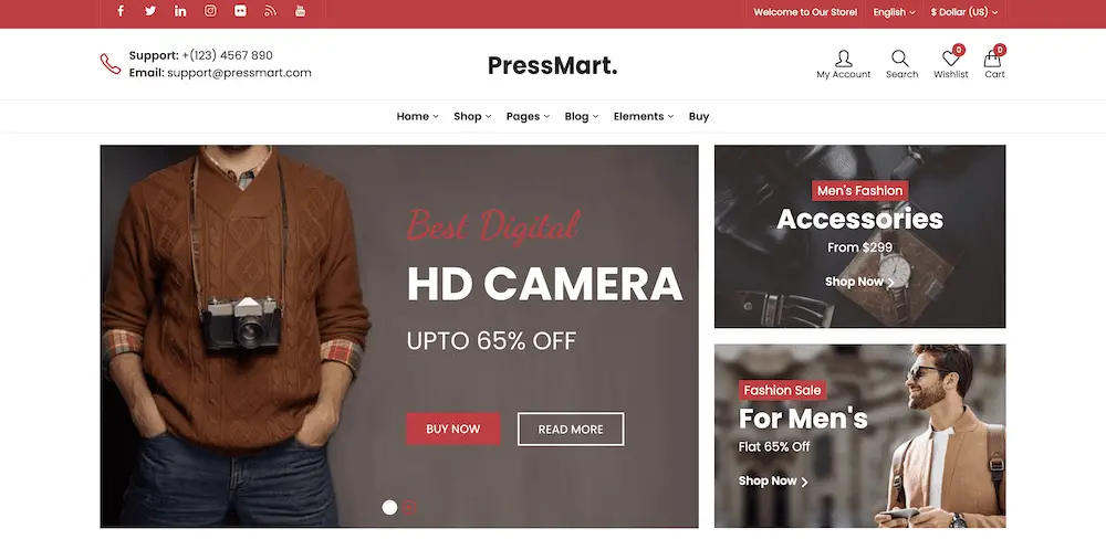 PressMart 테마.