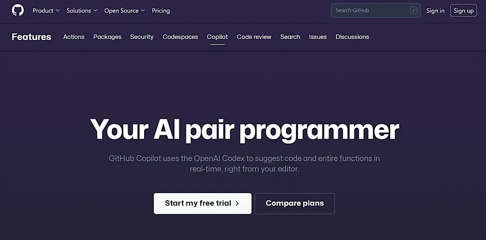 Alat alternatif ChatGPT untuk pengkodean - GitHub Copilot.