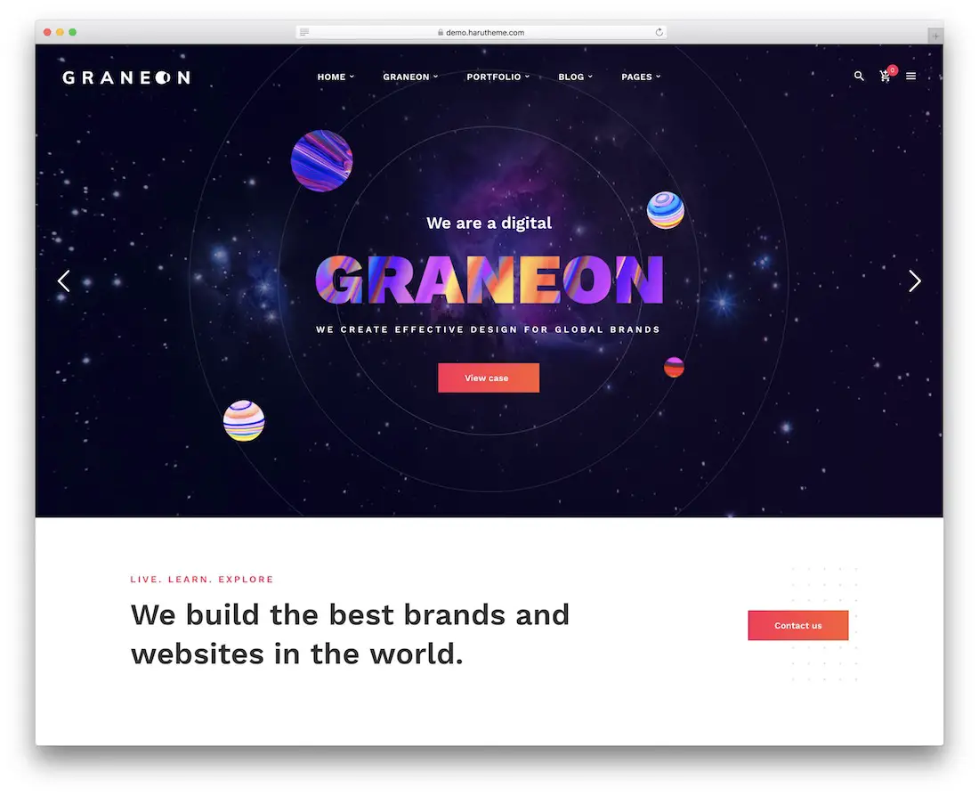 tema wordpress graneon videographer