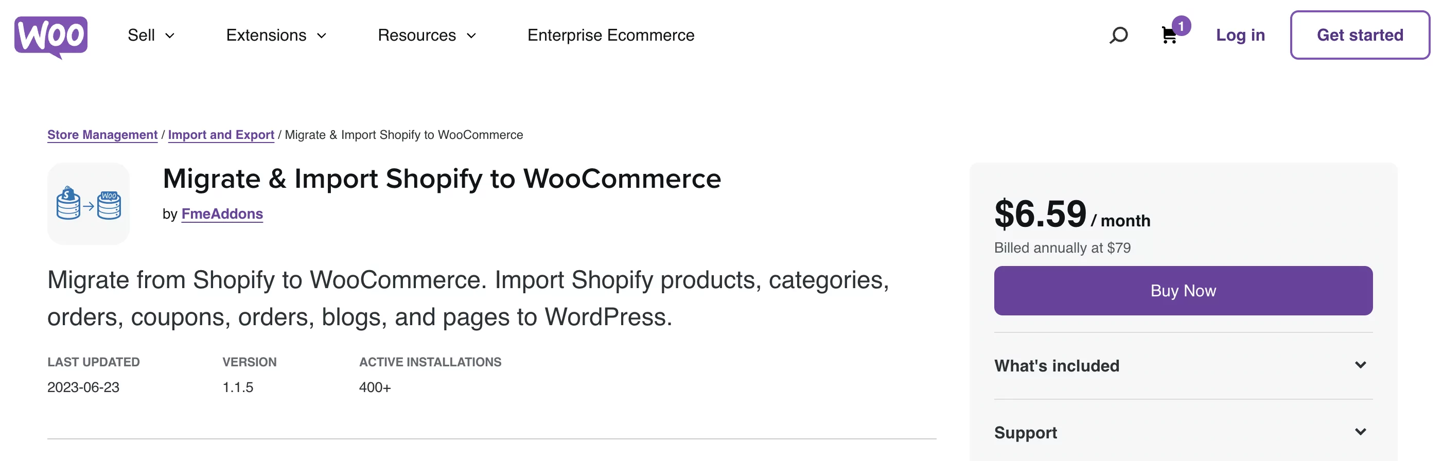 الهجرة والاستيراد Shopify إلى WooCommerce