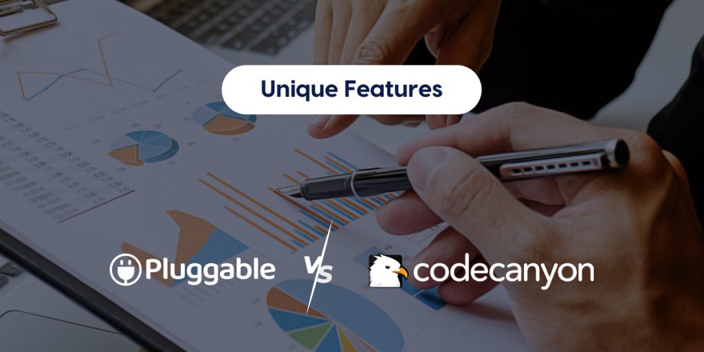 Pluggable vs. CodeCanyon: unikalne funkcje