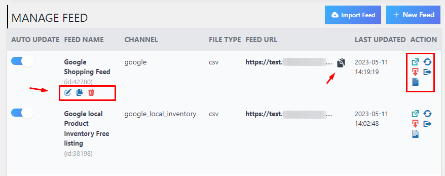 WooCommerce 제품 피드 설정