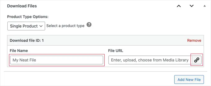 Adding a File to a Single Product With a Fixed Price