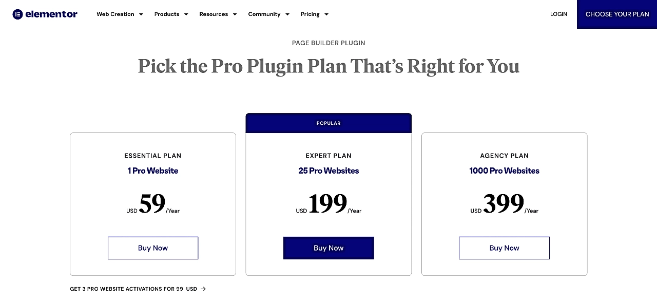 O privire asupra planurilor de prețuri Elementor în discuția Gutenberg vs Elementor