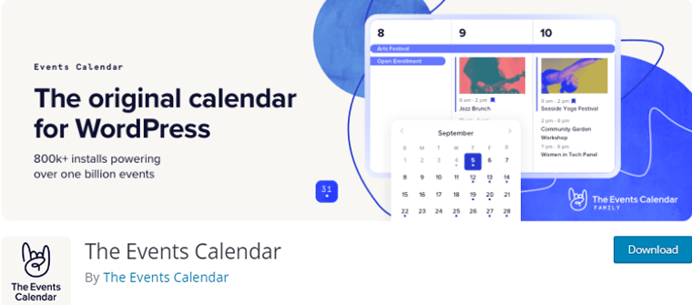 Pluginul WordPress pentru calendarul evenimentelor