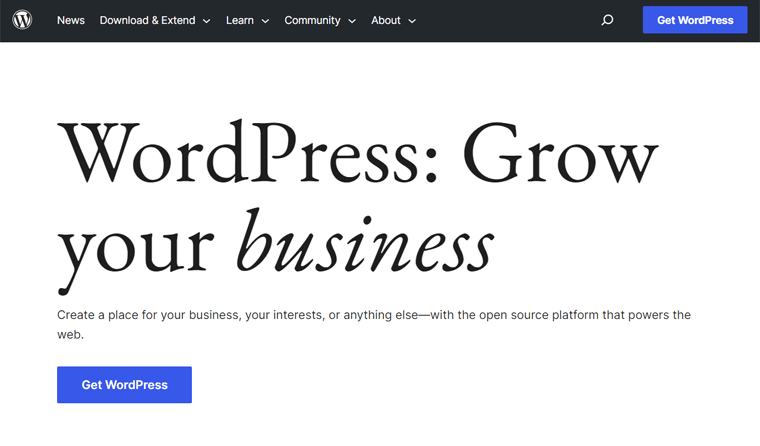 WordPress.org 플랫폼
