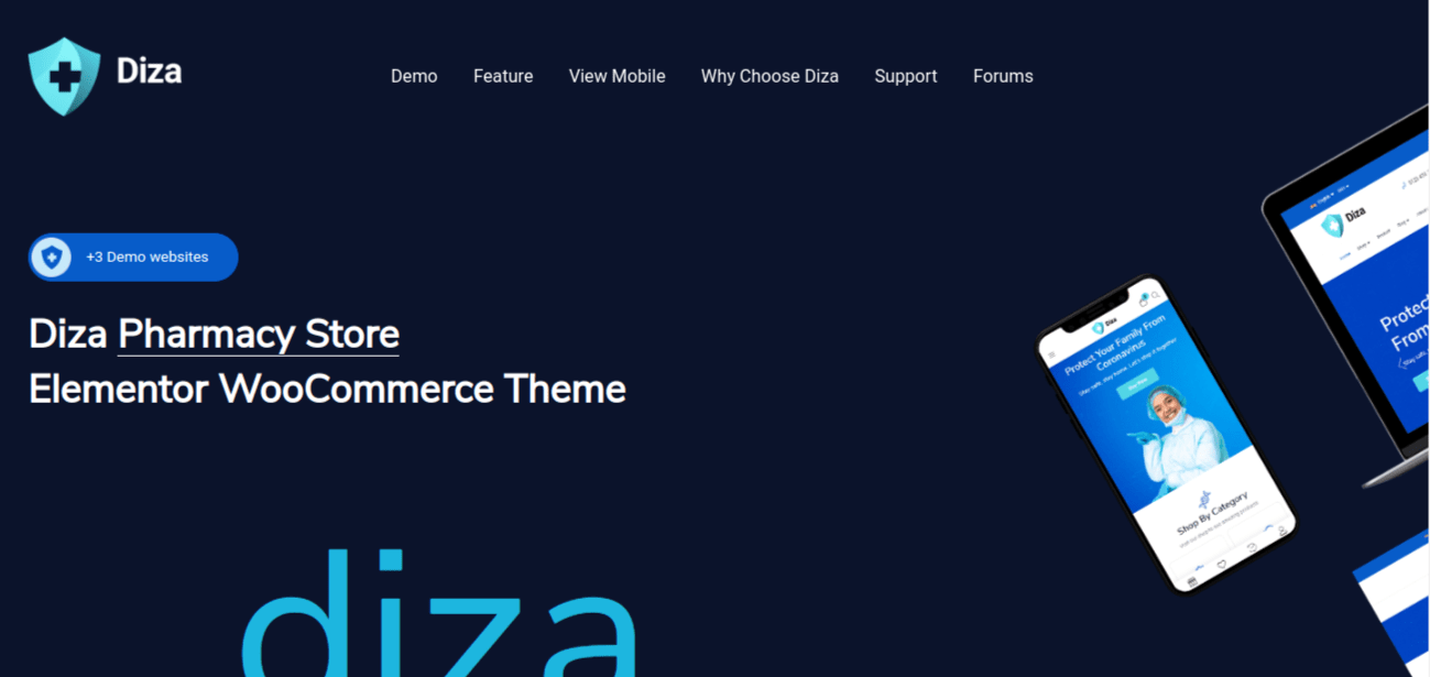 ธีม Diza WordPress