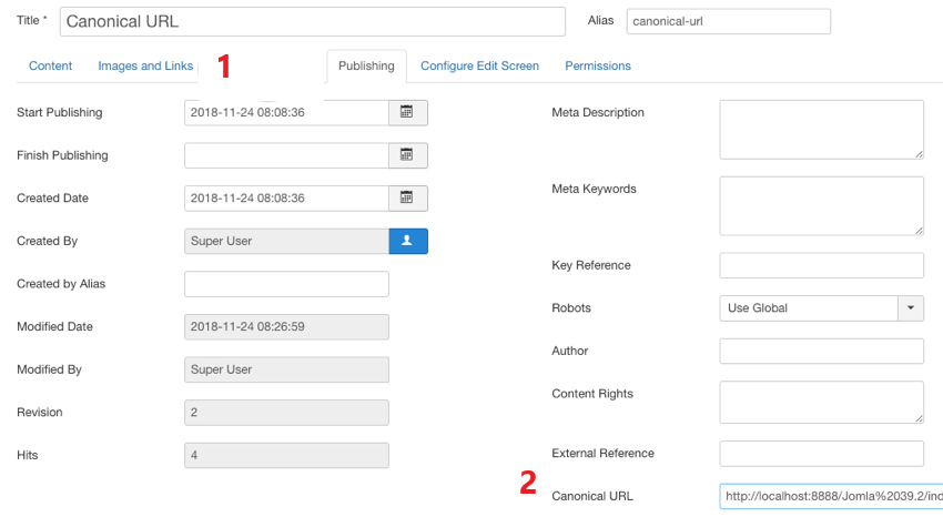 Resolver conteúdo duplicado no Joomla 1