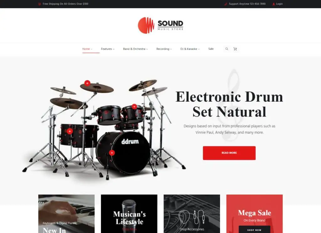 Sounder - Tema WordPress pentru postul de radio online pe internet