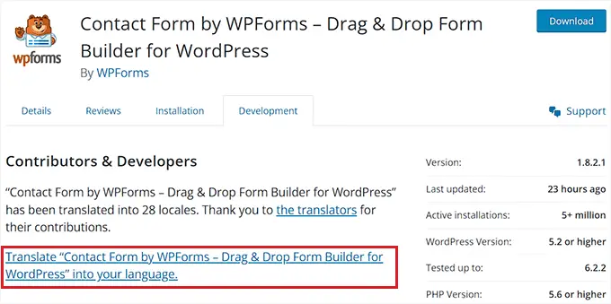 Translate a WordPress plugin