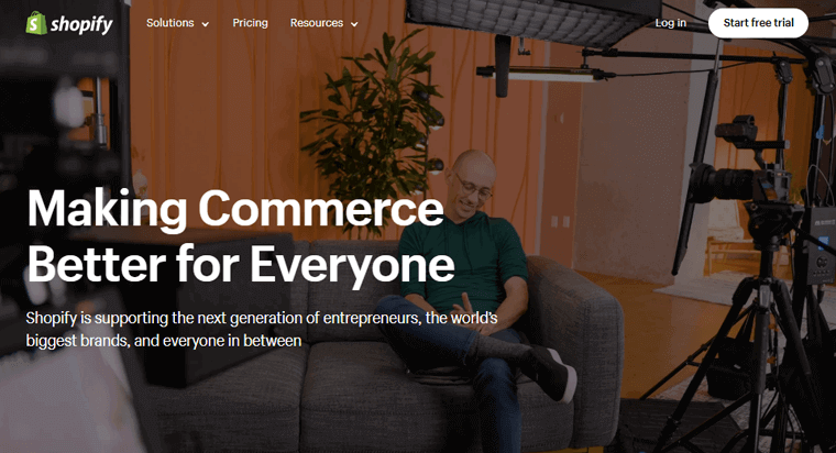 Shopify منصة لمتجر على الإنترنت