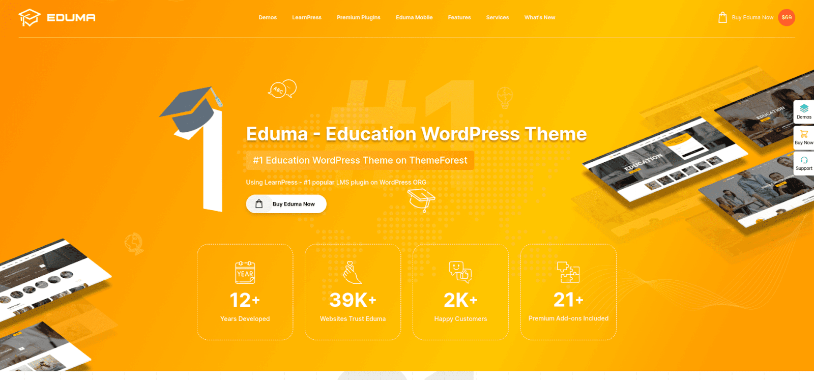 Eduma wp teması