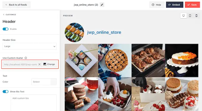 Adding a custom Instagram avatar to your WordPress website