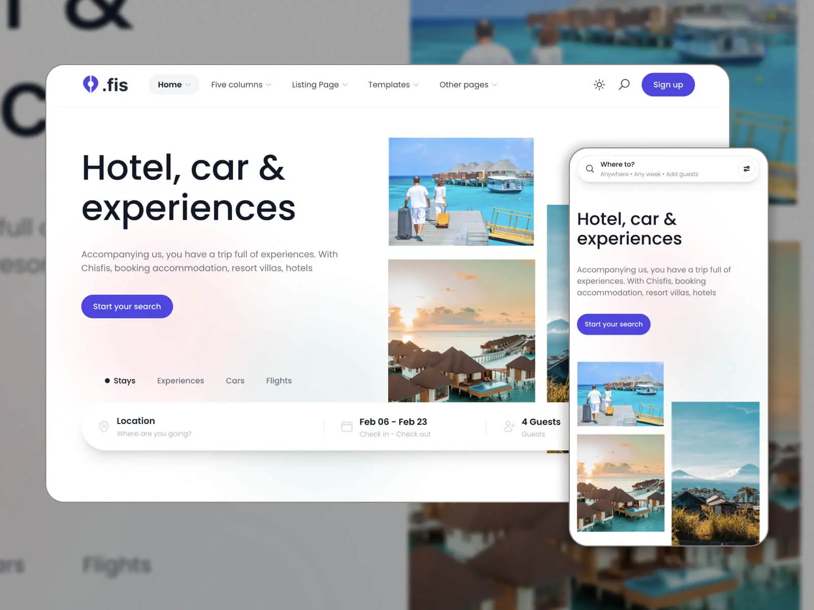 Schnappschuss von Chisfis – bestes WP-Theme für Hotelbuchungs- und Reservierungswebsites in den Farbmischungen Dunkelgrau, Hellstahlblau, Schnee, Dunkelgrau und Dunkelschiefergrau