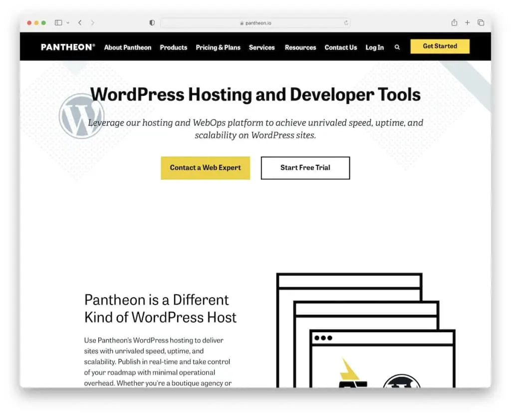 hosting wordpress ad alto traffico pantheon