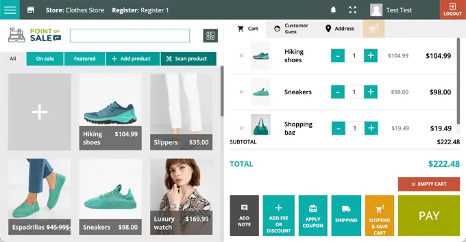 YITH Point of Sale for WooCommerce (POS) Preview