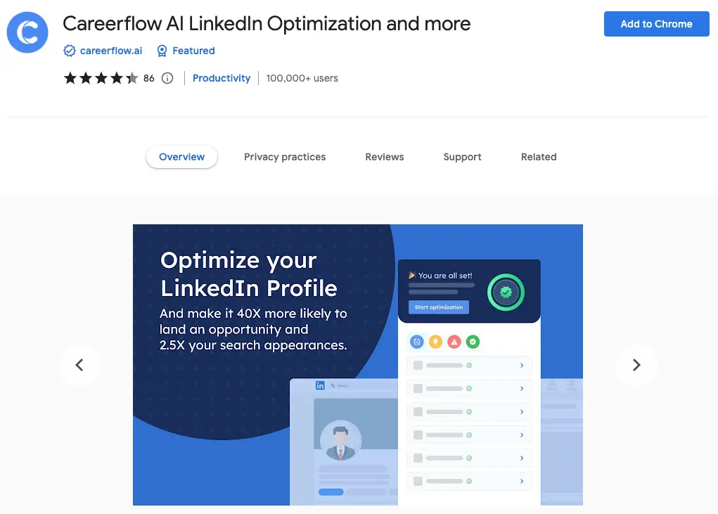 Best AI Chrome Extensions: Careerflow