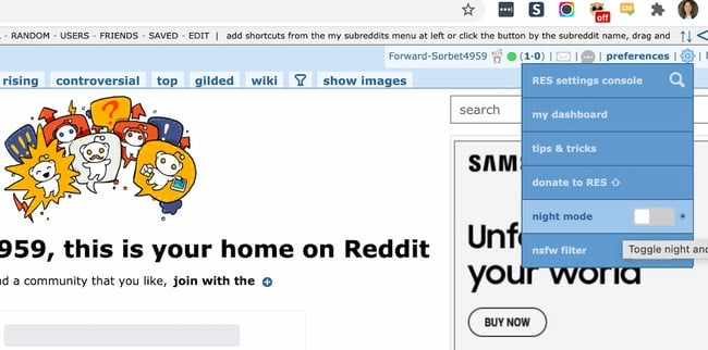 Chrome Extensions for Social Media: Reddit Enhancement Suite