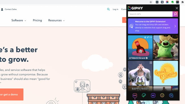 Chrome Extensions for Content Sourcing: Giphy for Chrome