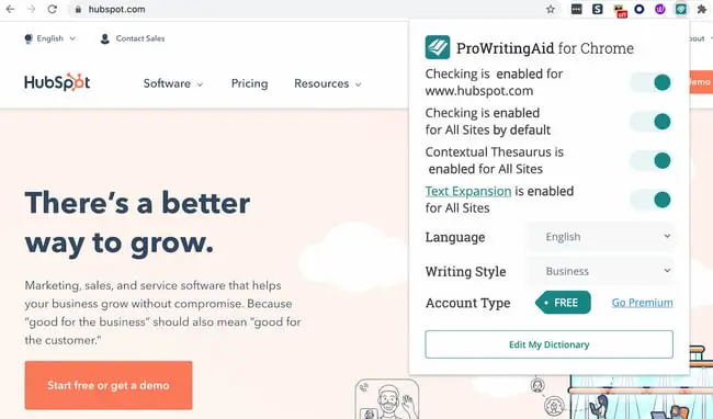 Chrome Extensions for Blogging: ProWritingAid