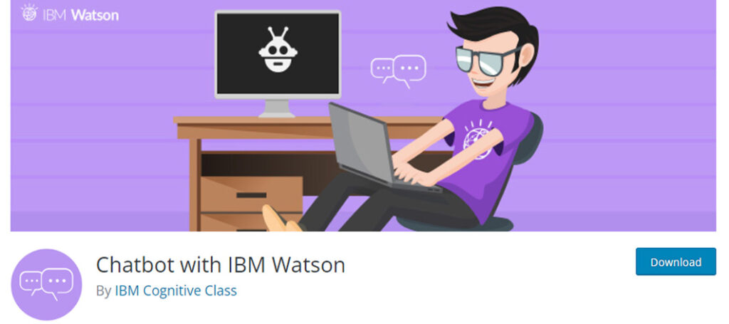 WordPress-Chatbot -Wtyczki: IBM-Watson's-ChatBot