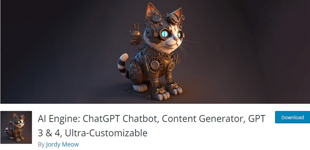 Plugin WordPress-Chatbot: motore AI