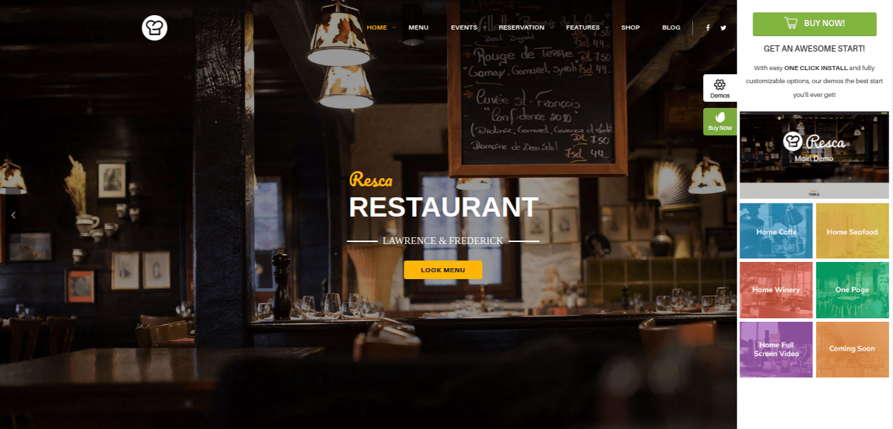 Resca wp theme