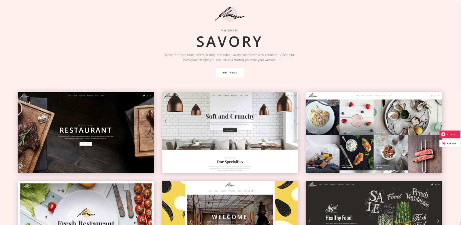 Thème WordPress savoureux