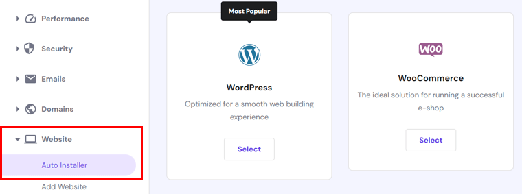 Funkcje hostingu zarządzanego przez Hostingera WordPress