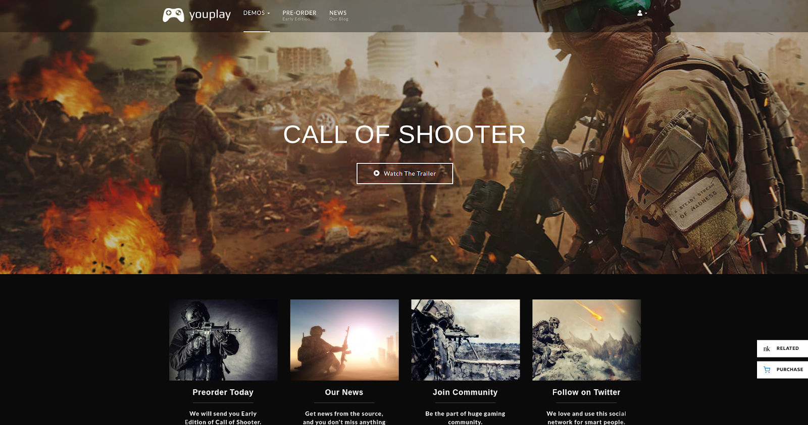 Youplay wp theme