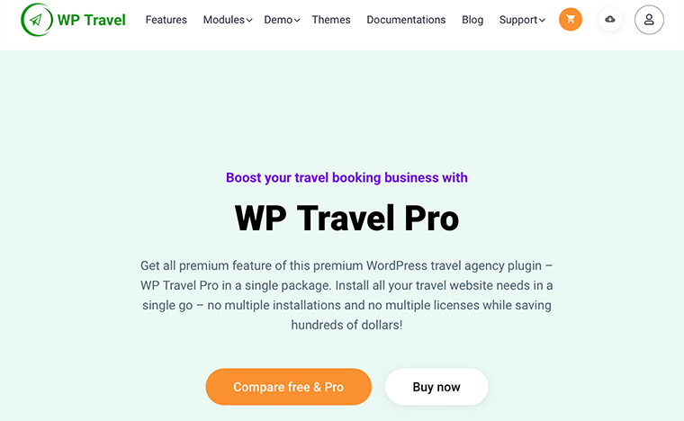 WP Travel — лучший плагин бронирования путешествий для WordPress