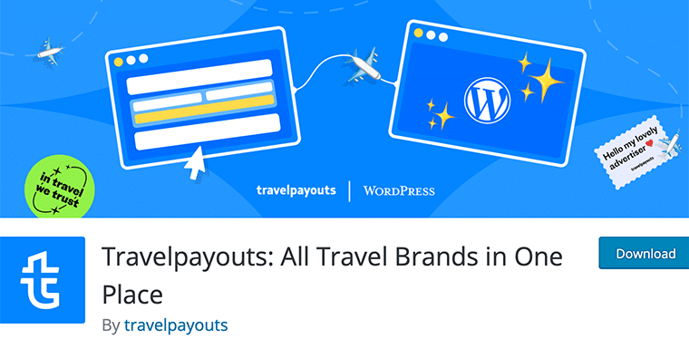 Travelpayouts - WordPress に最適な旅行予約プラグイン