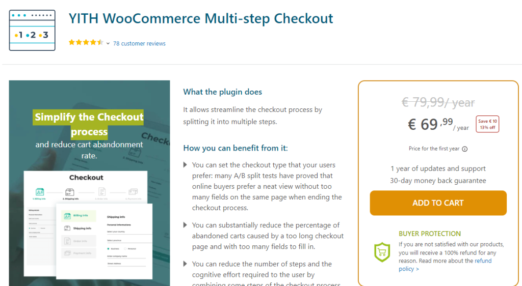 Complemento de pago y pago multipaso YITH-WooCommerce