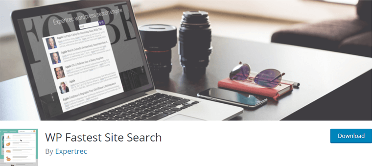 Plugin WordPress de recherche de site le plus rapide WP