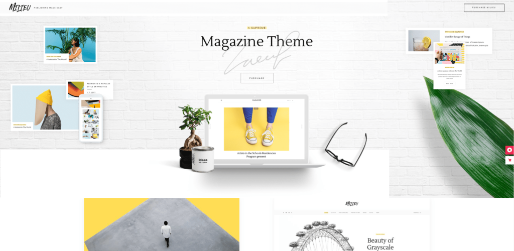 Milieu WordPress-Theme