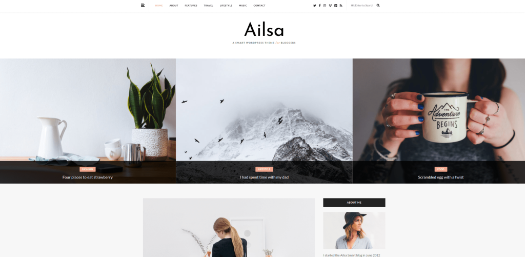 Tema WordPress Ailsa