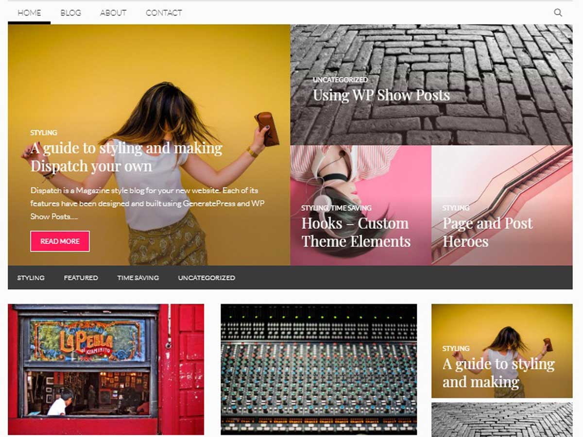 Kostenlose und schnellste WordPress-Themes: Generatepress