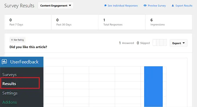 Survey report