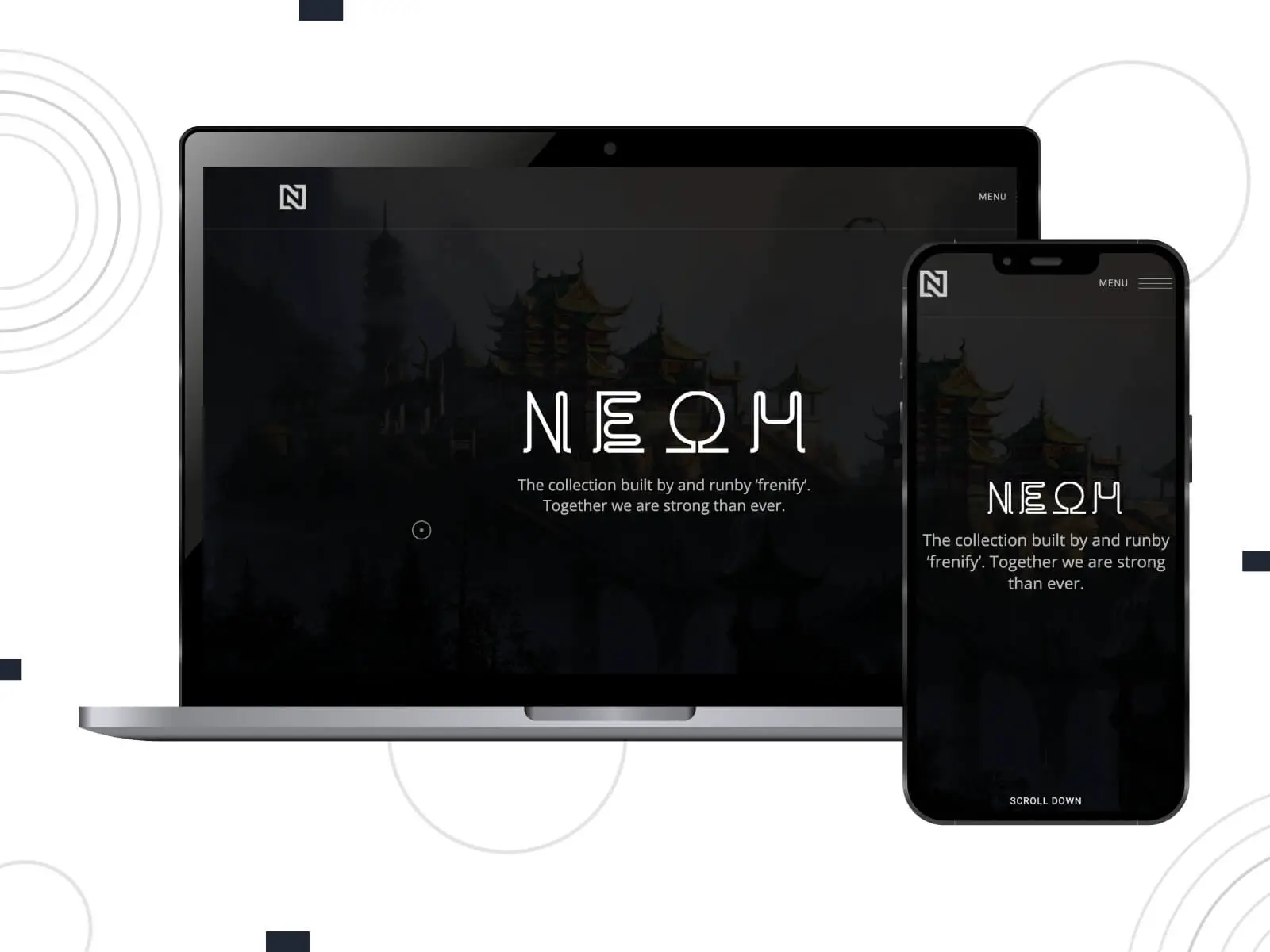 Image de Neoh – thème Elementor riche en fonctionnalités pour des pages de destination réussies dans une combinaison de couleurs sombres