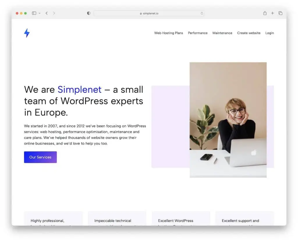 hébergement wordpress simplenet ue