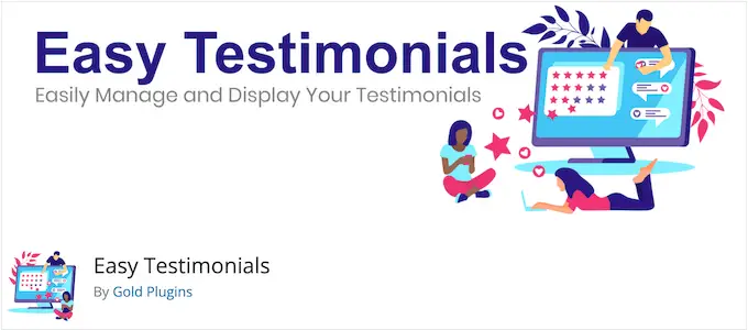 The Easy Testimonials WordPress customer review plugin