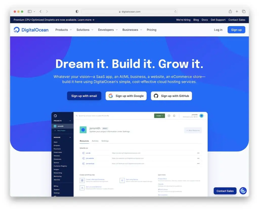 cloud hosting murah digitalocean