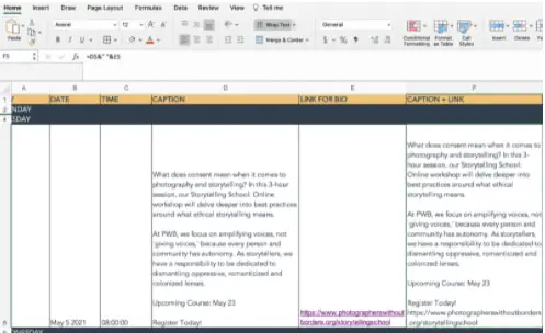 Excel のアンパサンド関数の例